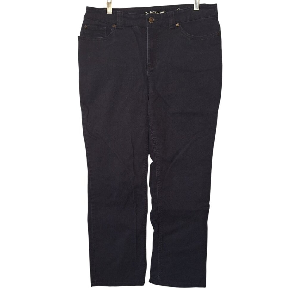 Croft & Barrow Dark Blue lassic Fit Jeans Sz 12S